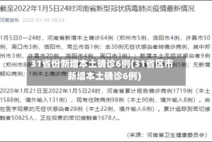 31省份新增本土确诊6例(31省区市新增本土确诊6例)