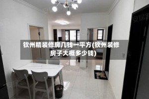 钦州精装修房几钱一平方(钦州装修房子大概多少钱)