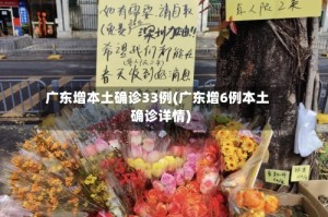 广东增本土确诊33例(广东增6例本土确诊详情)