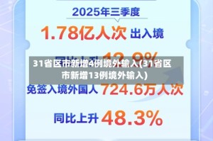 31省区市新增4例境外输入(31省区市新增13例境外输入)