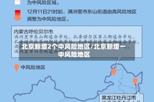 北京新增2个中风险地区/北京新增一中风险地区
