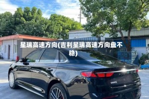 星瑞高速方向(吉利星瑞高速方向盘不稳)