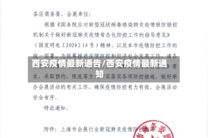 西安疫情最新通告/西安疫情最新通知