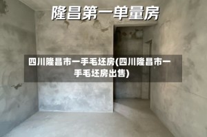 四川隆昌市一手毛坯房(四川隆昌市一手毛坯房出售)