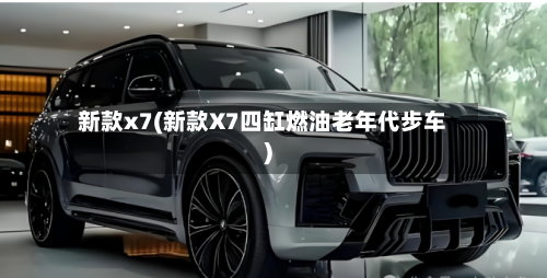 新款x7(新款X7四缸燃油老年代步车)-第2张图片