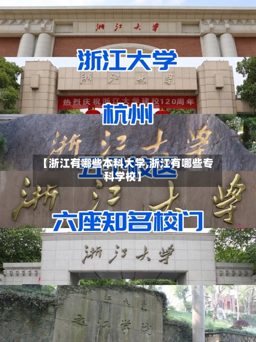 【浙江有哪些本科大学,浙江有哪些专科学校】-第1张图片