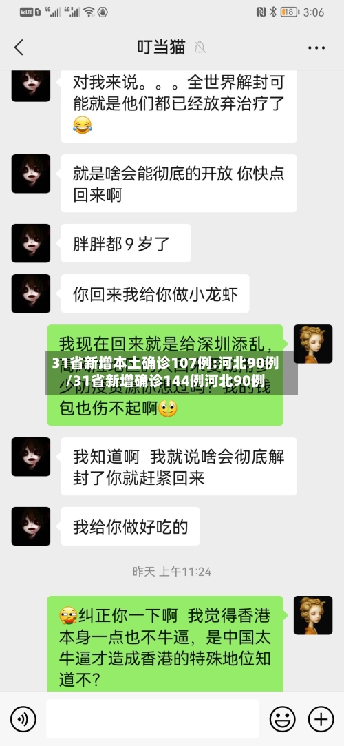 31省新增本土确诊107例:河北90例/31省新增确诊144例河北90例-第1张图片