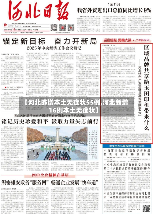 【河北昨增本土无症状55例,河北新增16例本土无症状】-第2张图片