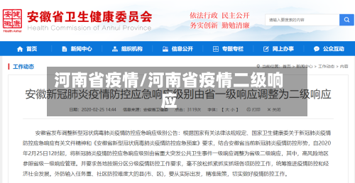 河南省疫情/河南省疫情二级响应-第3张图片