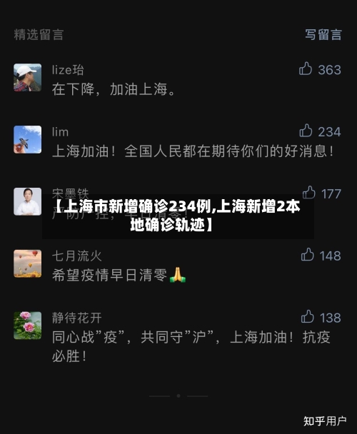 【上海市新增确诊234例,上海新增2本地确诊轨迹】-第1张图片