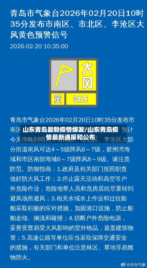 山东青岛最新疫情爆发/山东青岛疫情最新通报和公布-第1张图片
