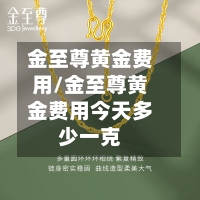 金至尊黄金费用/金至尊黄金费用今天多少一克-第2张图片