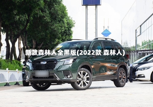 新款森林人全黑版(2022款 森林人)-第3张图片