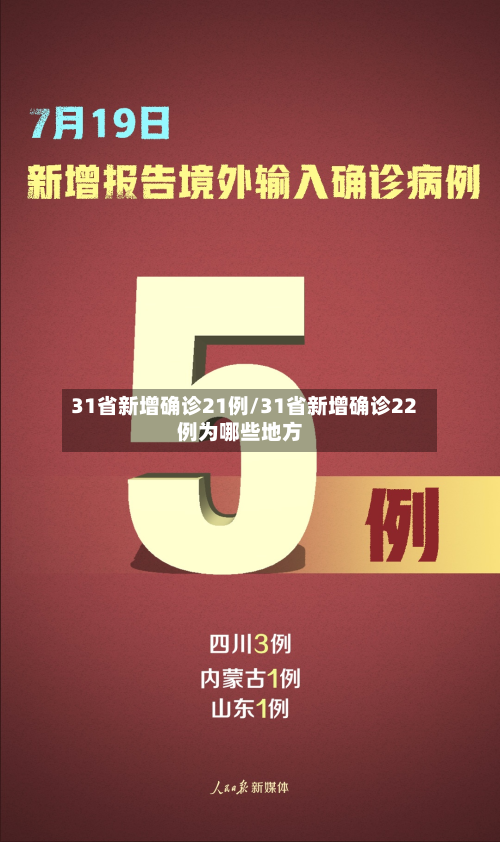 31省新增确诊21例/31省新增确诊22例为哪些地方-第1张图片